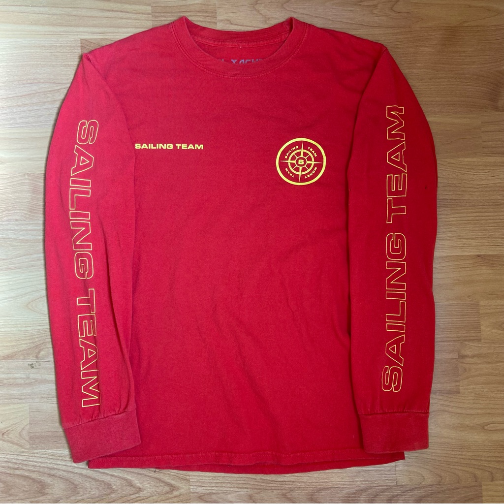 Lil Yachty Men’s Sailing Team Logo Tour Long Sleeve T-Shirt Size Small